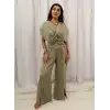 KARMA BLUZ & PANTOLON TAKIM / Yağ Yeşili