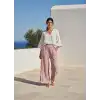 PÜSKÜLLÜ CRINCLE PANTOLON