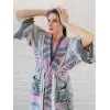 ANATOLIAN HERITAGE JAKAR DOKUMA MUSLİN KAFTAN
