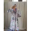 ANATOLIAN HERITAGE JAKAR DOKUMA MUSLİN KAFTAN