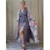 ANATOLIAN HERITAGE JAKAR DOKUMA MUSLİN KAFTAN
