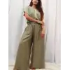 SAHRA BOHEM BOL PAÇA PANTOLON / Yağ Yeşili