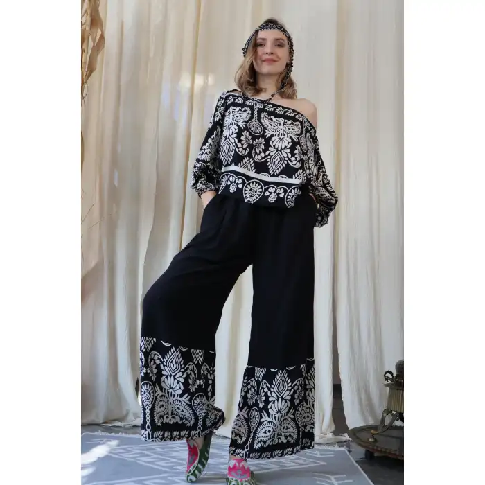 NEPAL BLUZ & PANTOLON TAKIM