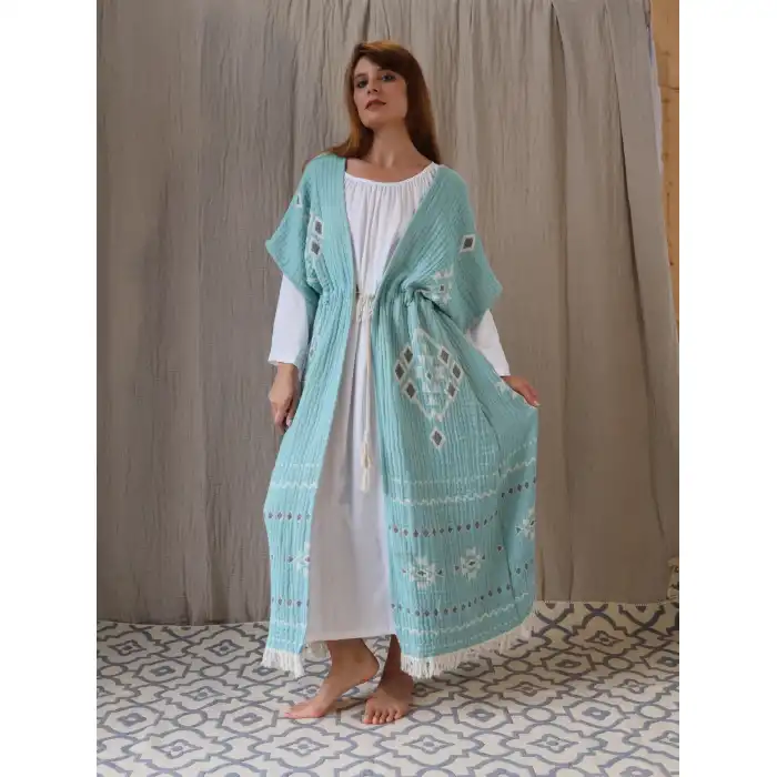 NOMADIC MÜSLİN KİMONO & SABAHLIK