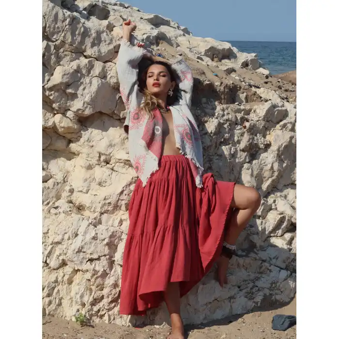 EVA BOHEM MÜSLİN ETEK