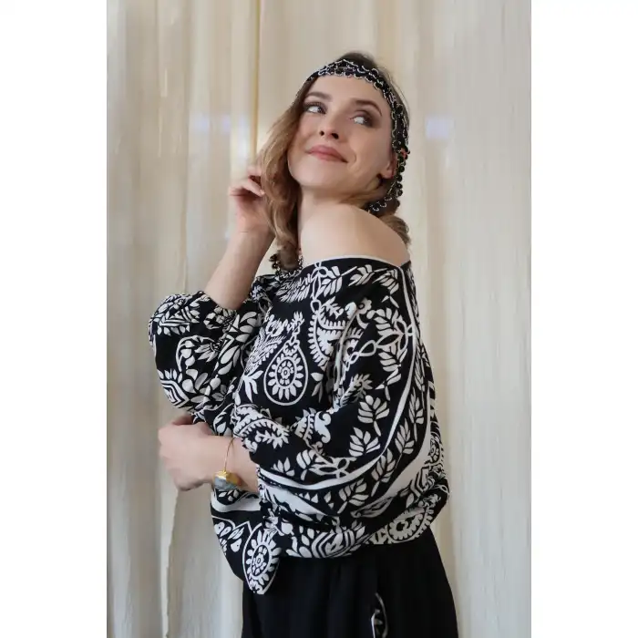 NEPAL BLUZ & PANTOLON TAKIM