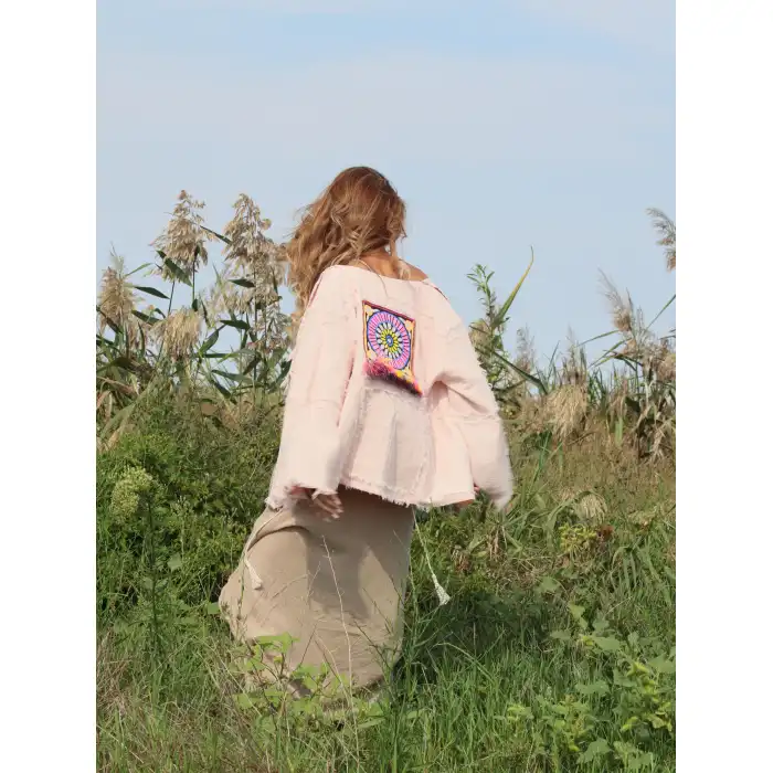 CHAPUT EL DOKUMA KİMONO CEKET