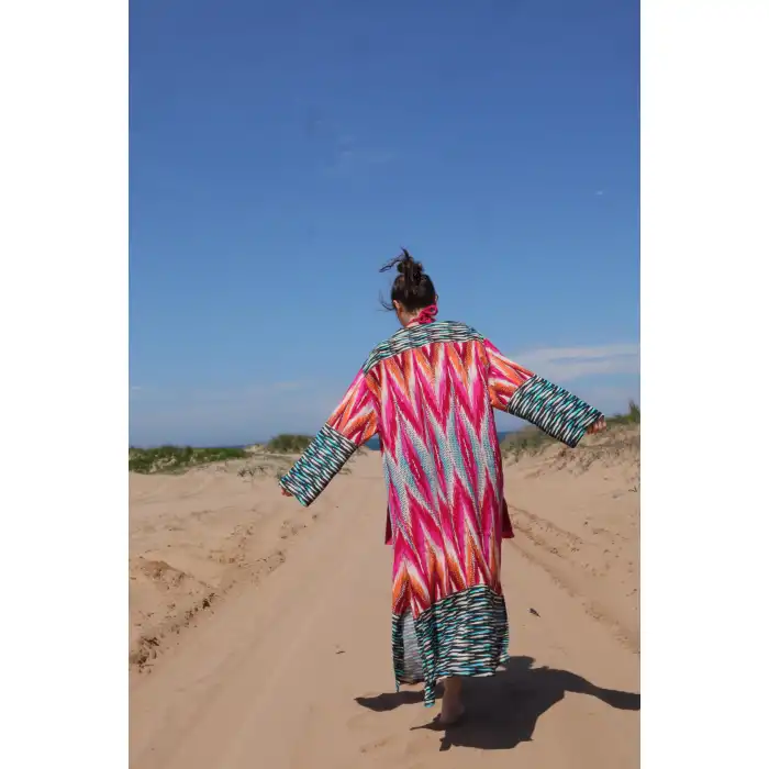 BUHARA VİSKON KAFTAN