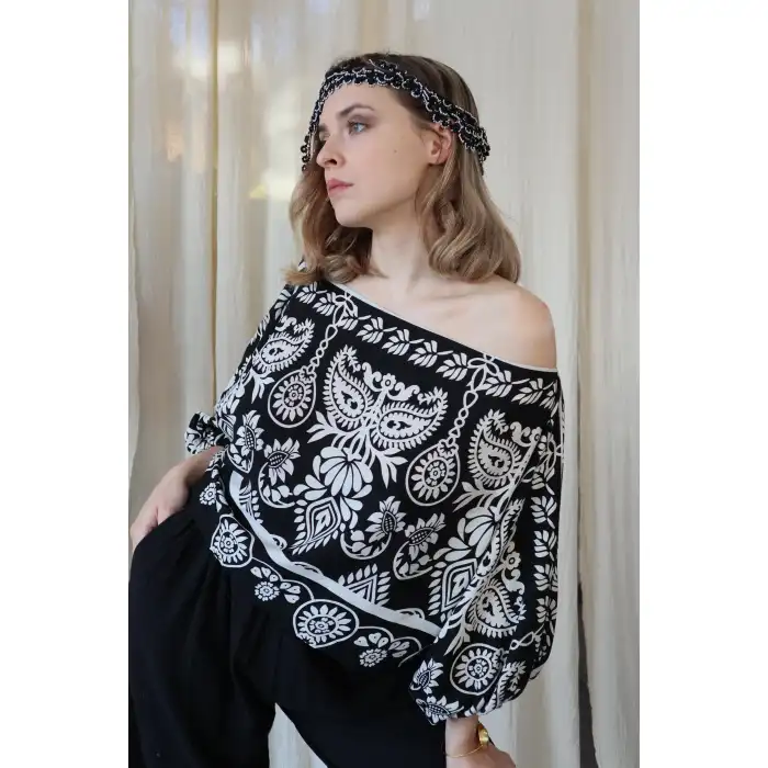 NEPAL BLUZ & PANTOLON TAKIM