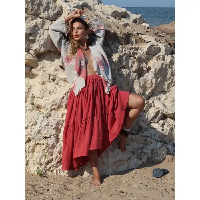 EVA BOHEM MÜSLİN ETEK