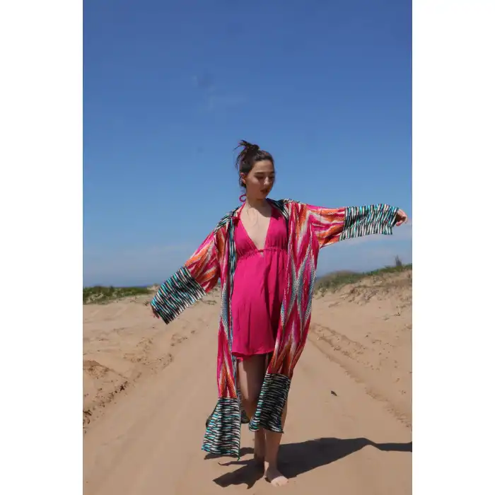 BUHARA VİSKON KAFTAN