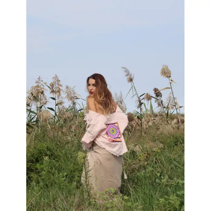 CHAPUT EL DOKUMA KİMONO CEKET