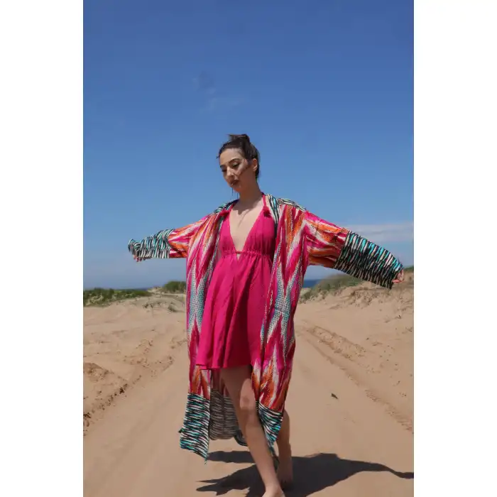 BUHARA VİSKON KAFTAN