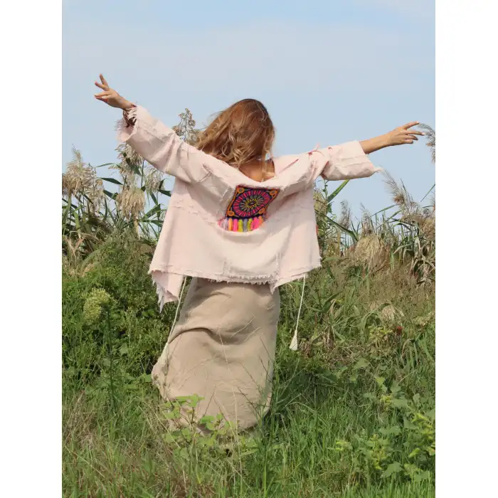 CHAPUT EL DOKUMA KİMONO CEKET