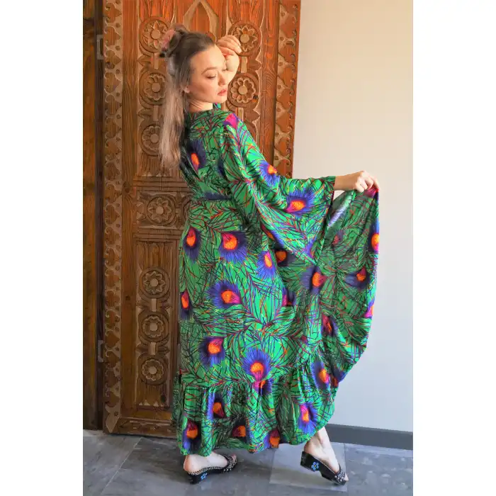 PEACOCK ÇİNGENE  ELBİSE