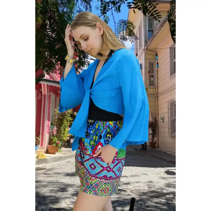 MARAKECH ŞORT & NORA CROP TAKIM