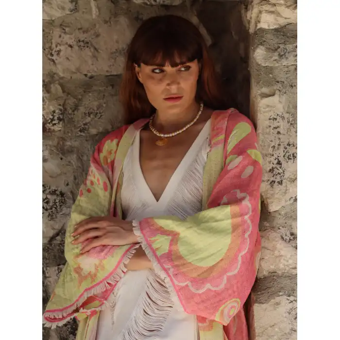 UTOPIA KAFTAN / Sarı & Pembe