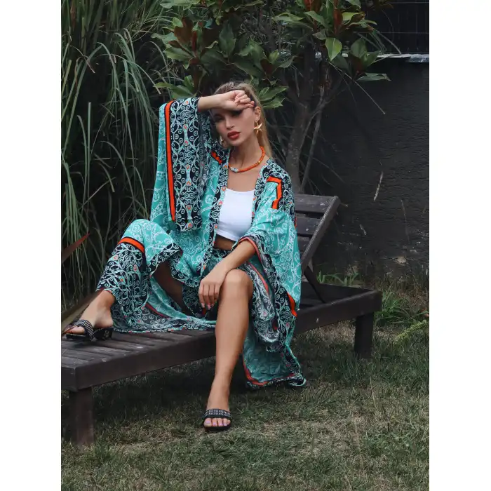 NİL KAFTAN & ŞORT TAKIM