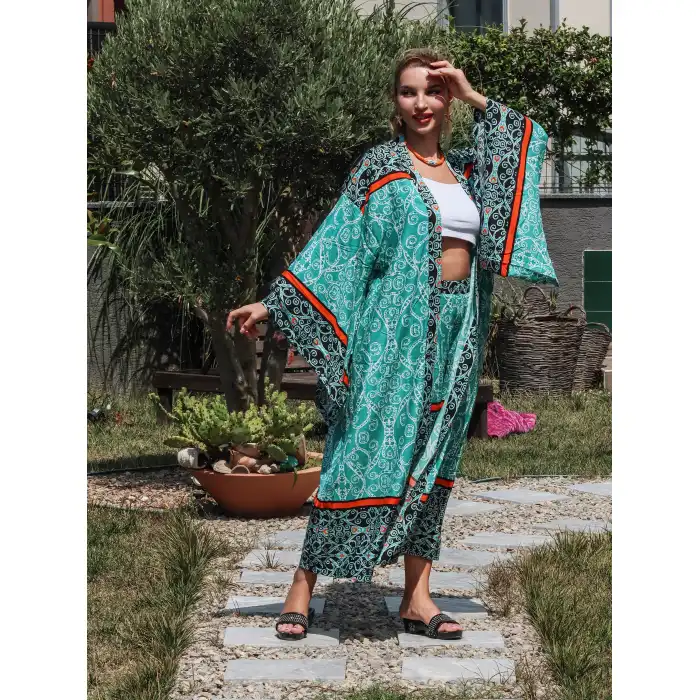 NİL KAFTAN & ŞORT TAKIM