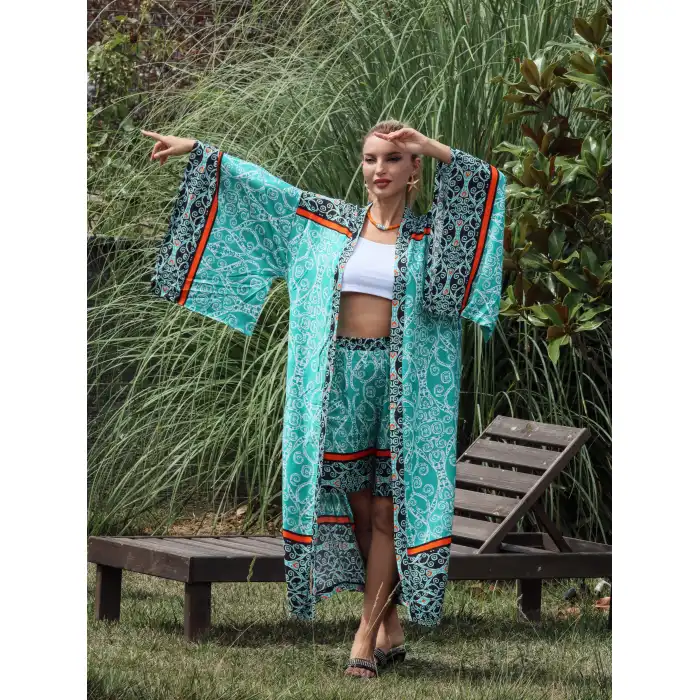 NİL KAFTAN & ŞORT TAKIM