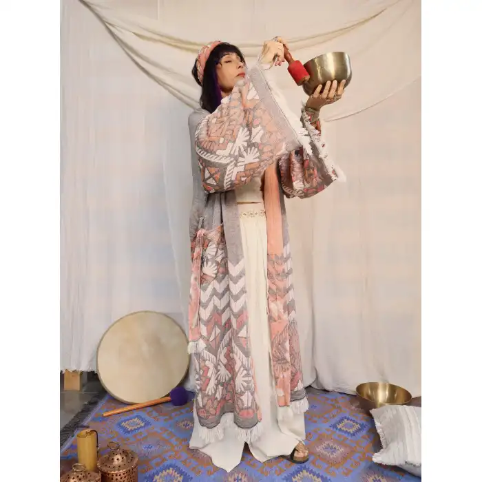 BOABAB PAMUK DOKUMA KİMONO