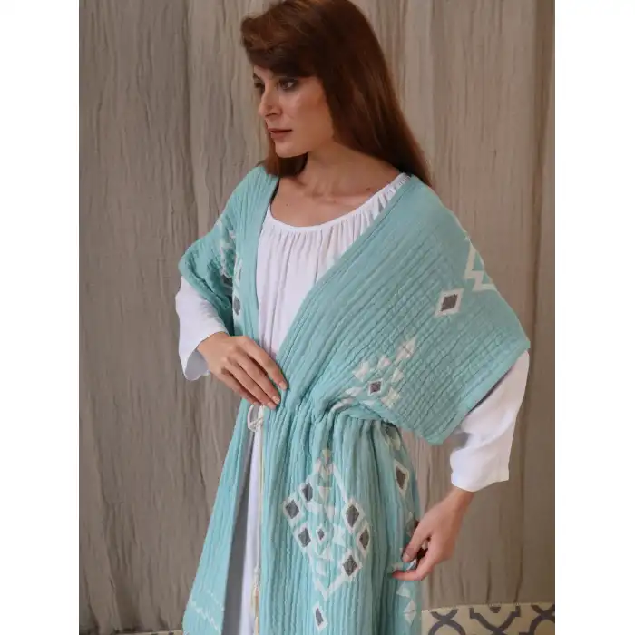 NOMADIC MÜSLİN KİMONO & SABAHLIK