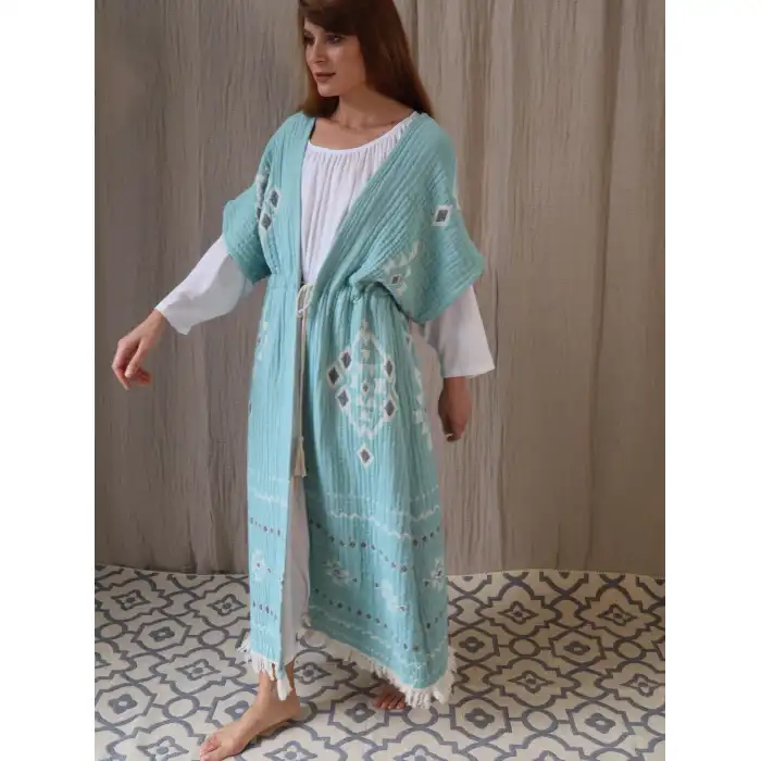 NOMADIC MÜSLİN KİMONO & SABAHLIK