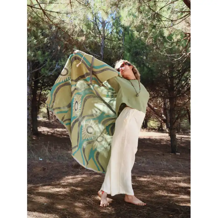 ANATOLIAN HERİTAGE KAFTAN / Yeşil Göz