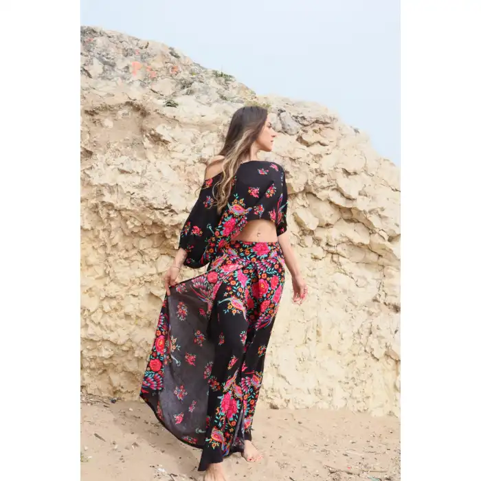 KALİNKA VİSKON BLUZ & PANTOLON TAKIM