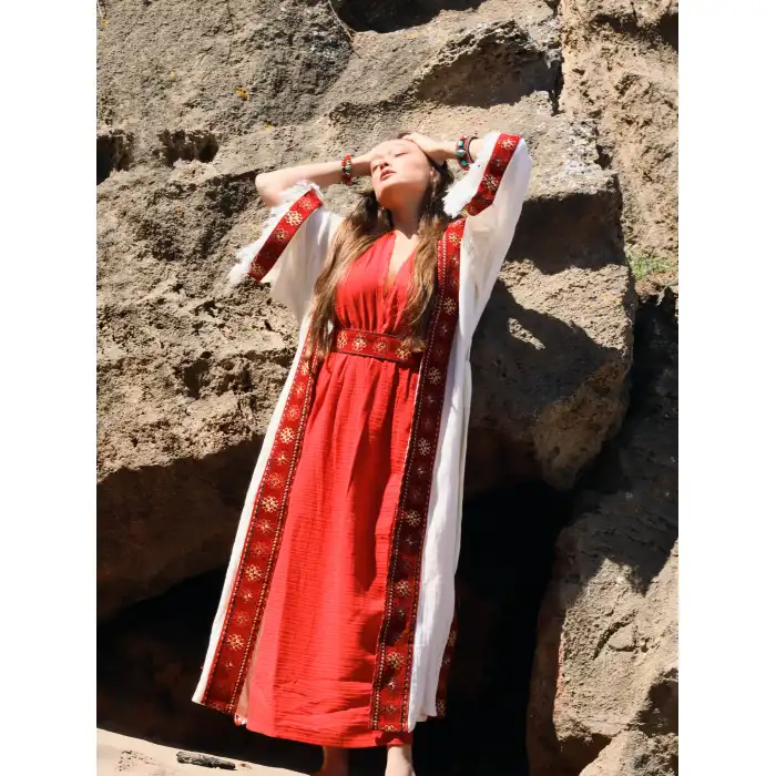 TARSUS KAFTAN / KIRMIZI