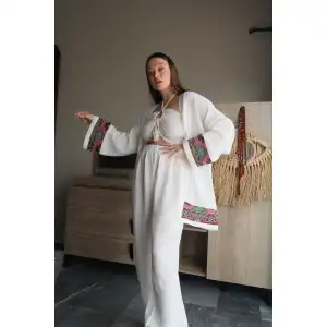 UMAY KİMONO PANTOLON TAKIM