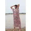 ORCHID V YAKA VİSKON ELBİSE