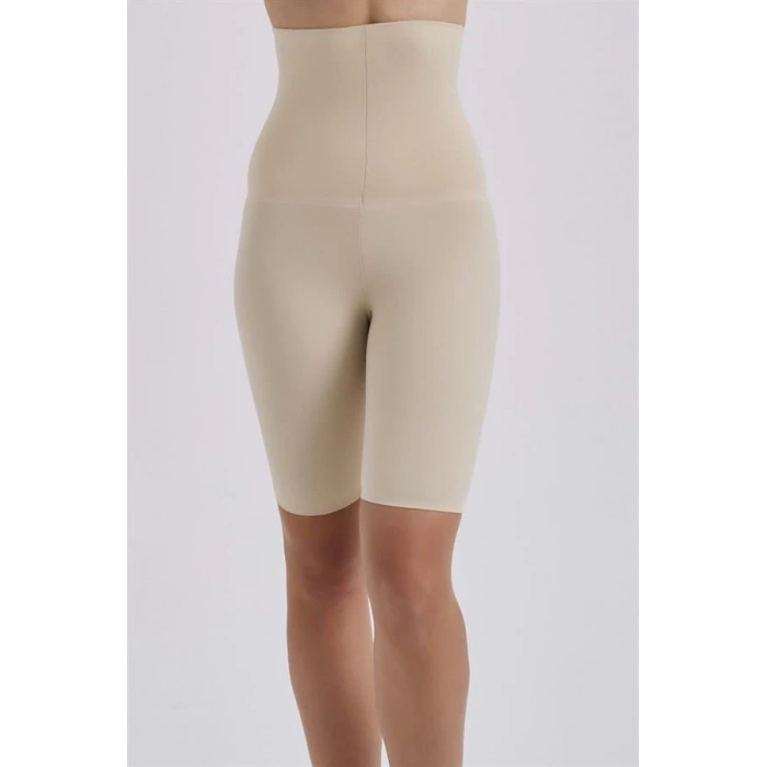 4007 Poliyamid Lazer Kesim Göbek Toparlayıcı Short