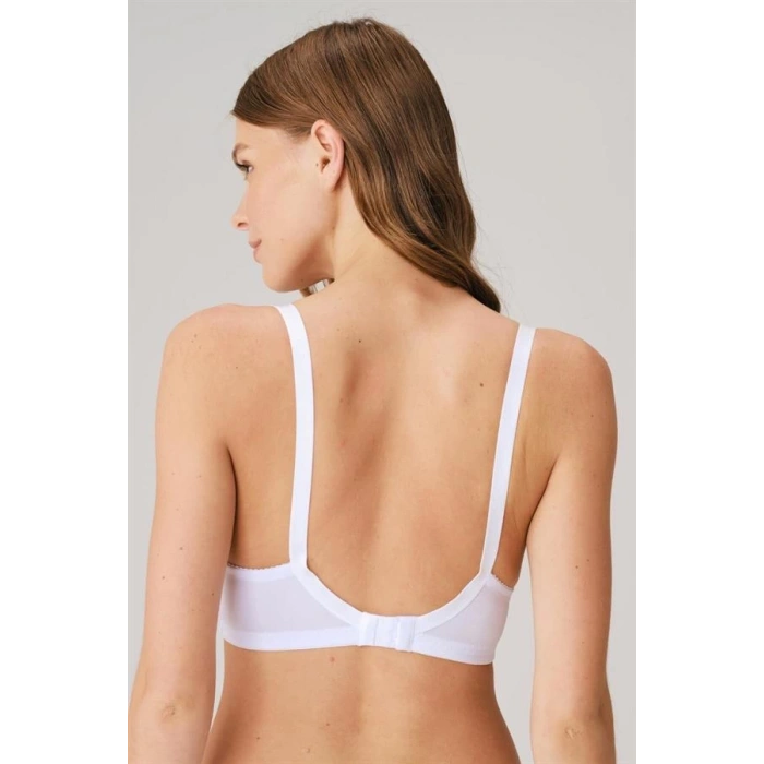 Balenli Desteksiz Dolgusuz Toparlayıcı Günlük Klasik Dantelli Küçültücü Sütyen