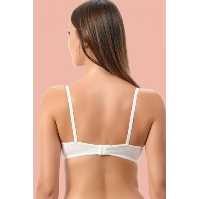 Beyaz Dolgusuz Mikro Tek Sütyen