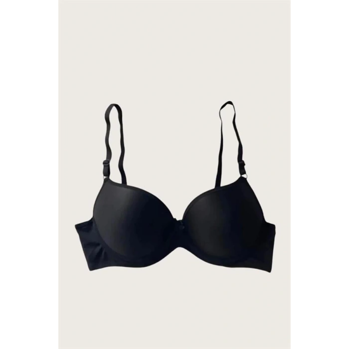 Mikro Kumaş İçi Boş Balenli Günlük Tek Desteksiz Sütyen