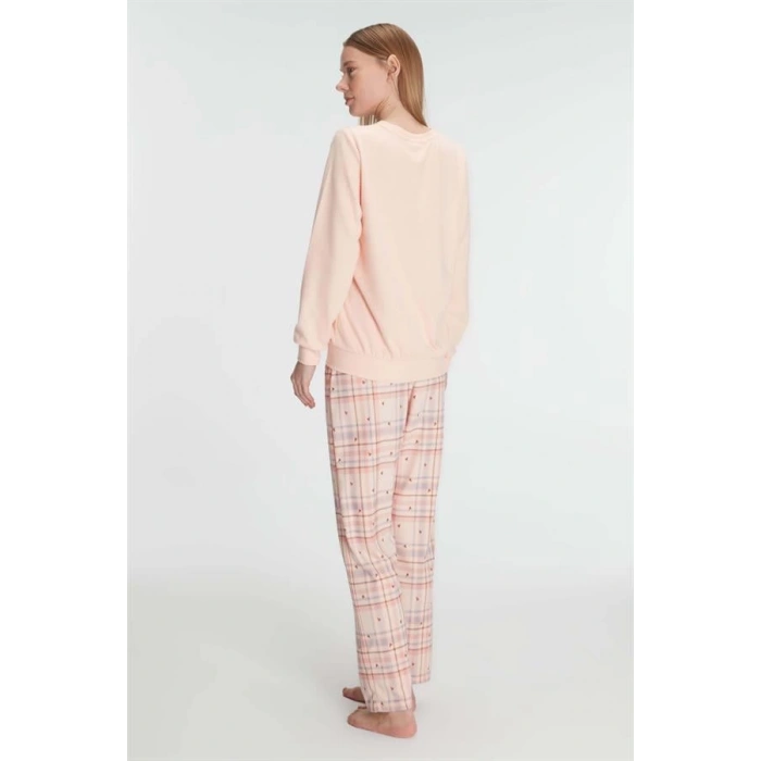 Pamuklu Kışlık Uzun Kol Kadın Pijama Takım