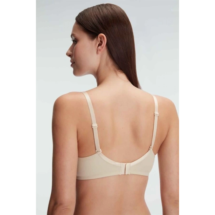 Ten Balenli Desteksiz Dolgusuz Askıları Çıkabilen Günlük Klasik T-Shirt Sütyeni