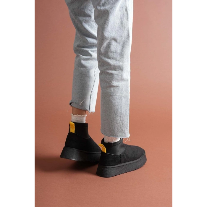 Cuen Siyah Süet Bot