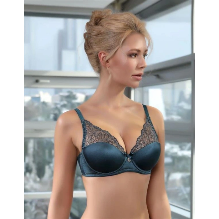 Dantel Detaylı Desteksiz Sütyen