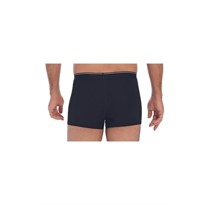 Erkek Pamuk ve Modal Kumaş Geniş Bel Lastikli Klasik Bokser (0019)