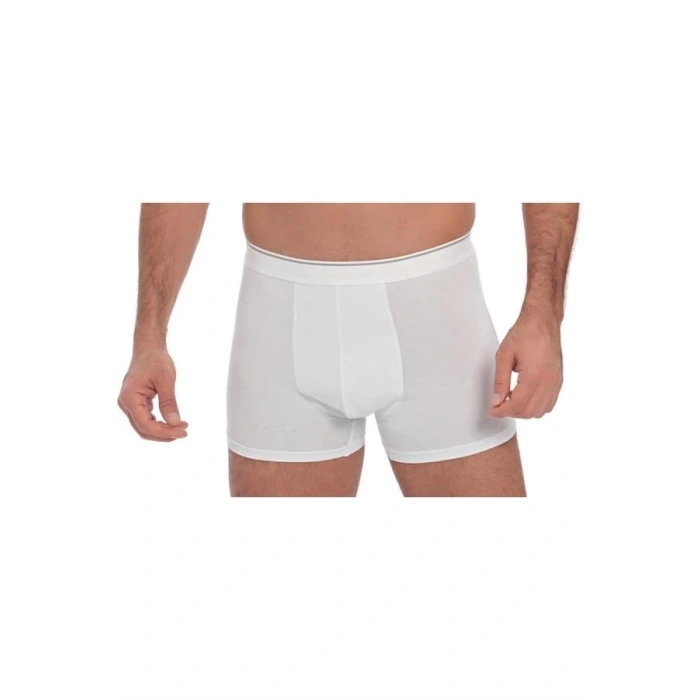 Erkek Pamuk ve Modal Kumaş Geniş Bel Lastikli Klasik Bokser (0019)