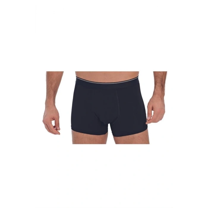 Erkek Pamuk ve Modal Kumaş Geniş Bel Lastikli Klasik Bokser (0019)