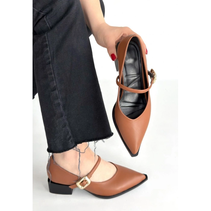 Galye Taba Cilt Topuklu Ayakkabı