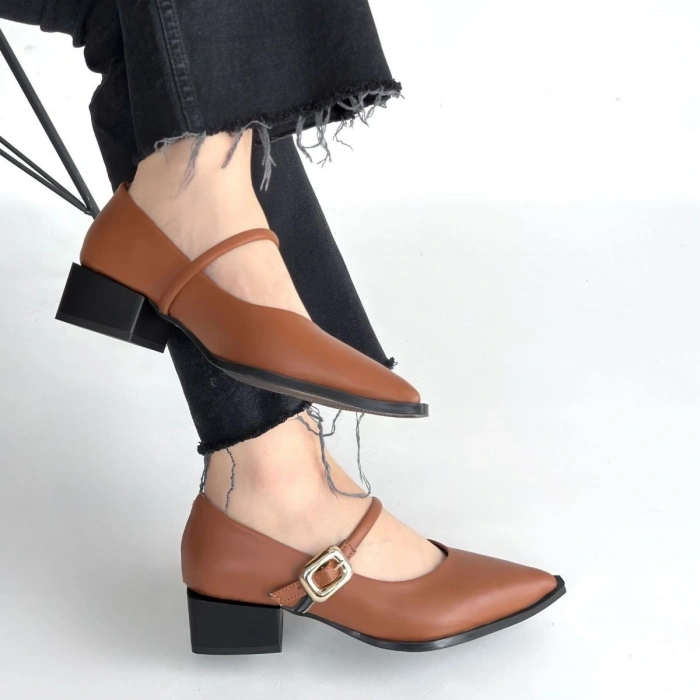 Galye Taba Cilt Topuklu Ayakkabı