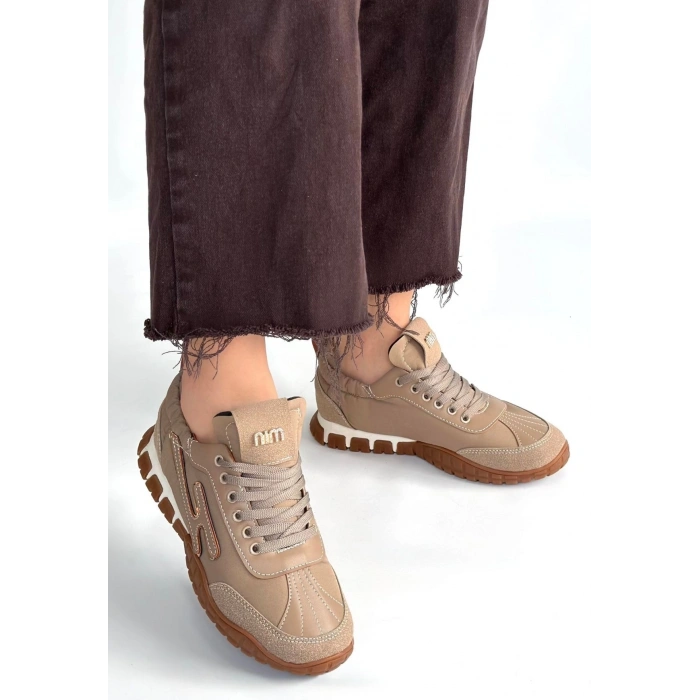 Huer Vizon Nubuk Bağcıklı Spor Ayakkabı