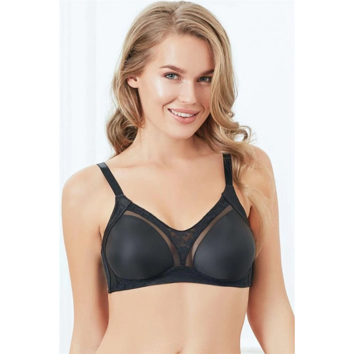 Kadın Balenli Desteksiz Dolgusuz Toparlayıcı Dantelli Küçültücü Sütyen (3705)