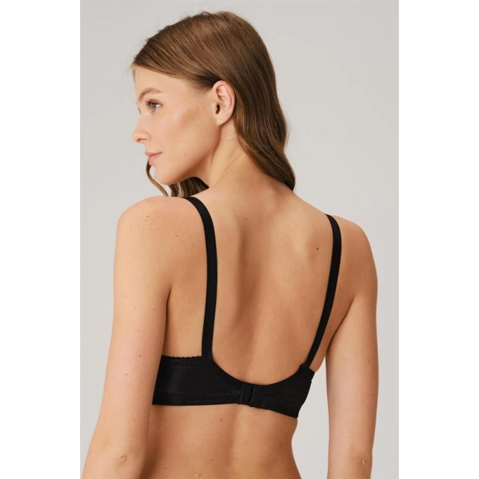 Kadın Balenli Desteksiz Dolgusuz Toparlayıcı Günlük Klasik Dantelli Küçültücü Sütyen (3215)