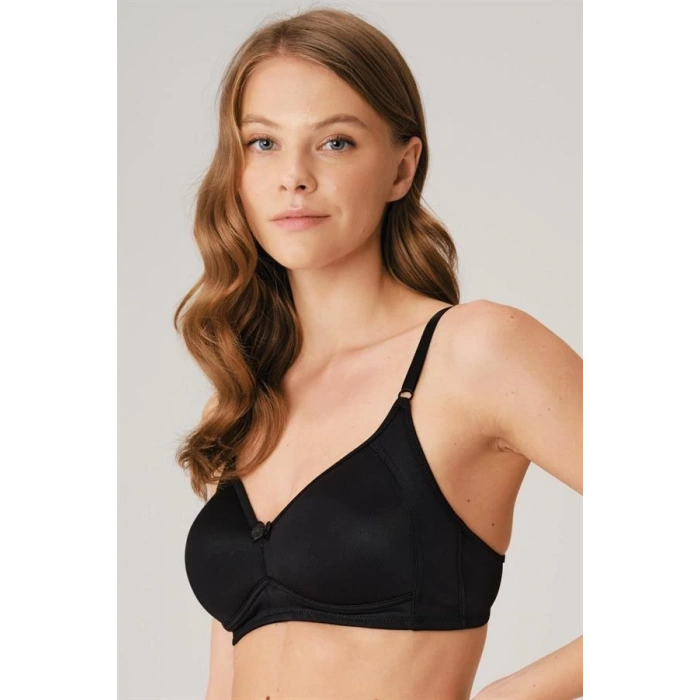 Kadın Balensiz Desteksiz Dolgusuz Toparlayıcı Yumuşak Süngerli Günlük Klasik Küçültücü Sütyen (3419)