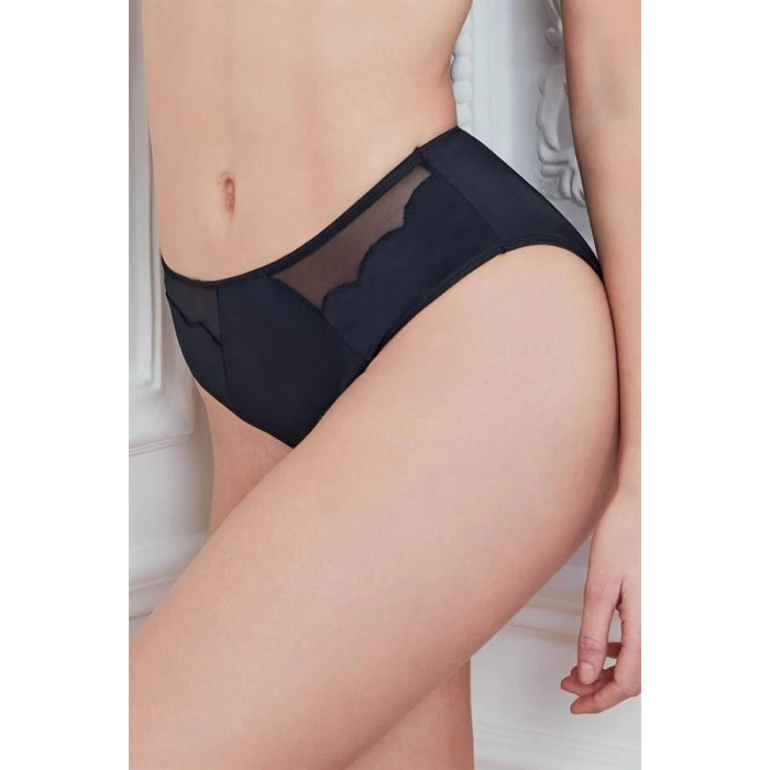 Kadın Mikro Kumaş Tüllü Slip (2781)